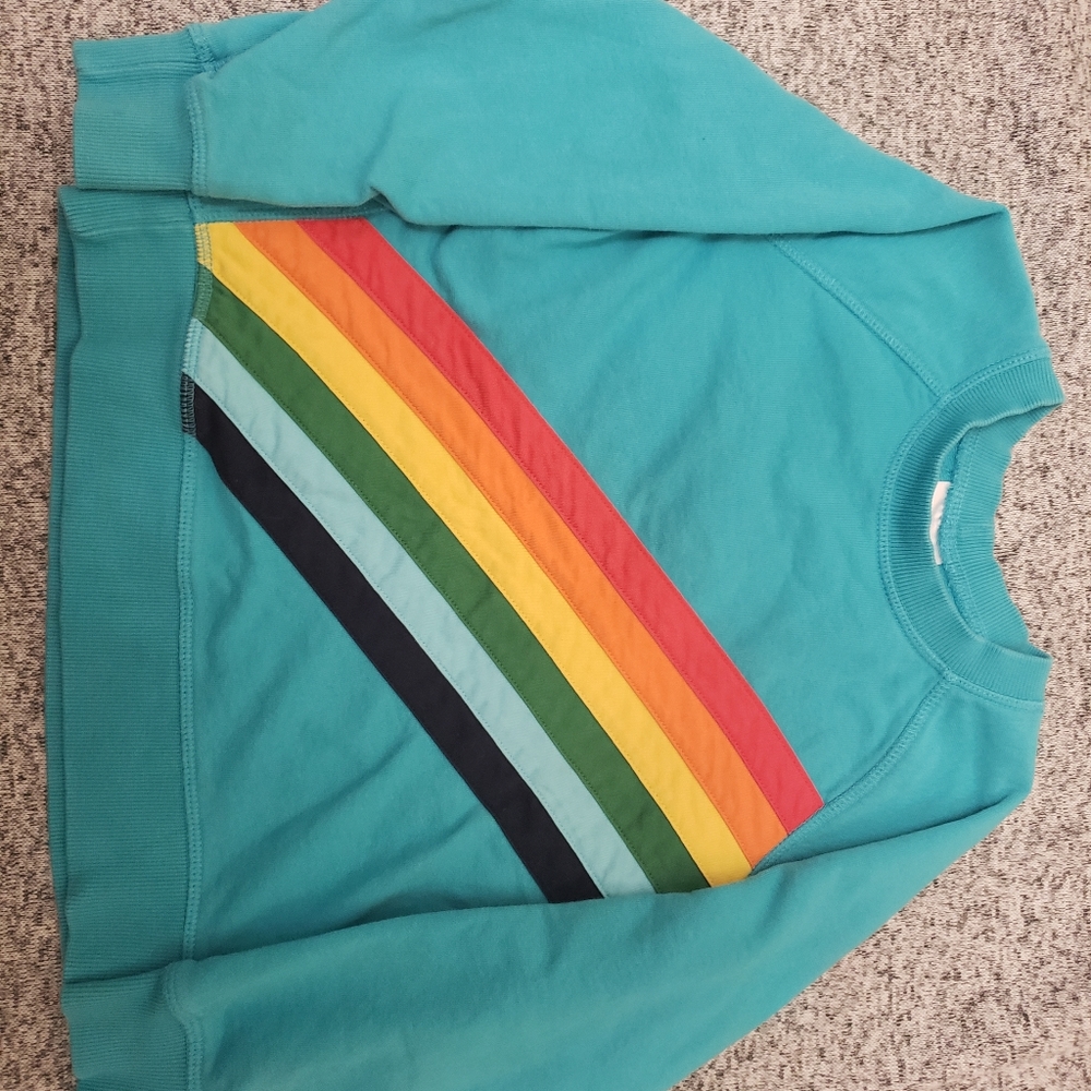 Hanna andersson rainbow sweatshirt